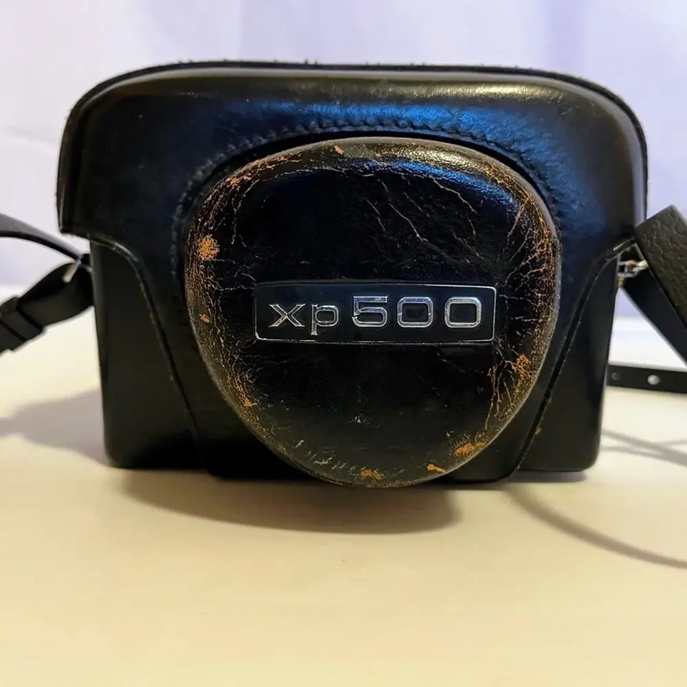 Retro Wards XP500 Camera Steampunk Cosplay Prop‎ Original Leather Case Untested